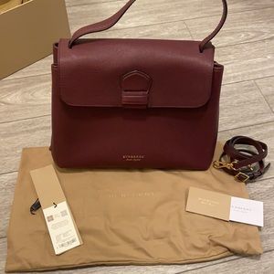 Medium Burberry House Check Tote Bag - Mahogany Red